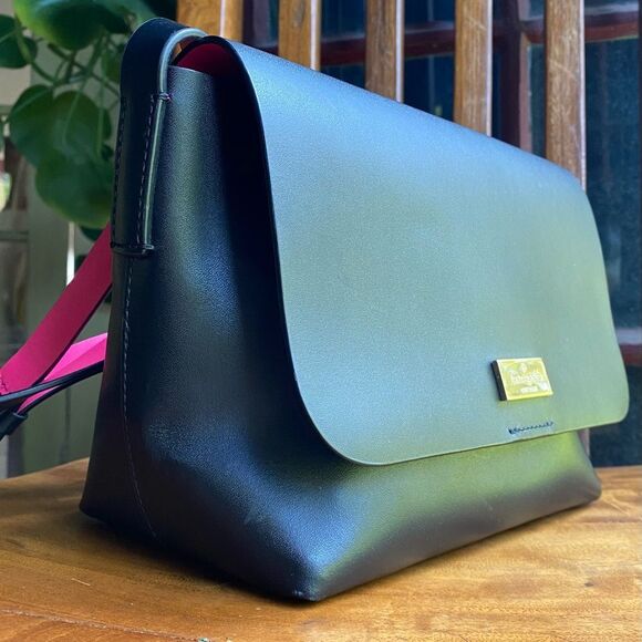 Kate Spade Madie Putnam Drive Crossbody Bag Black Pink - Picture 2 of 11